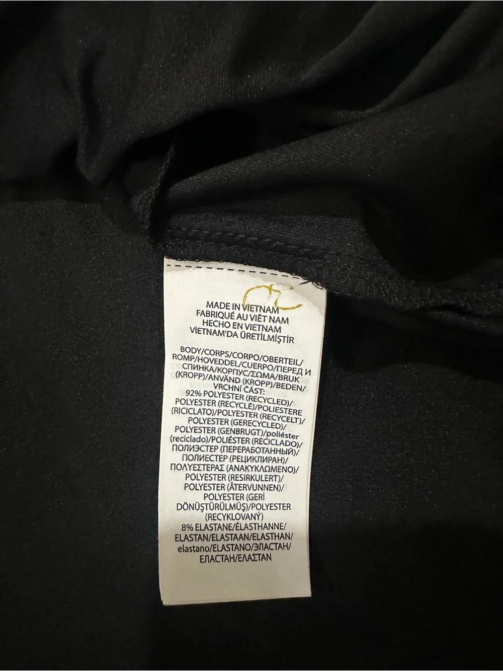 polo Ralph Lauren black performance logo polo